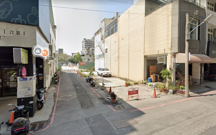 ▲蔡姓男子停放車輛的巷弄內停車場 (圖/台中市警察局 提供)